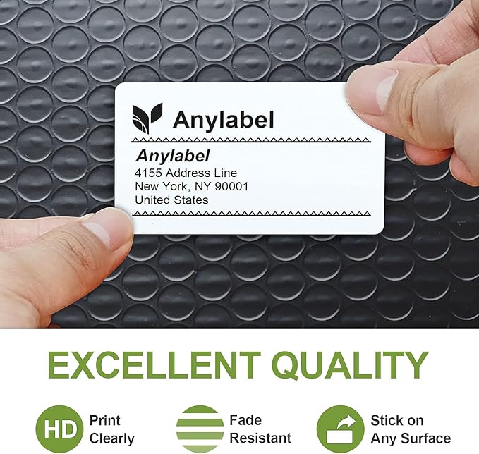 Compatible 2-1/4" x 4" Direct Thermal Labels Replacement for Barcodes Postage Address Shipping Compatible with Rollo & Zebra Desktop Printers Adhesive & Perforated (12 Rolls, 350 Labels/Roll)