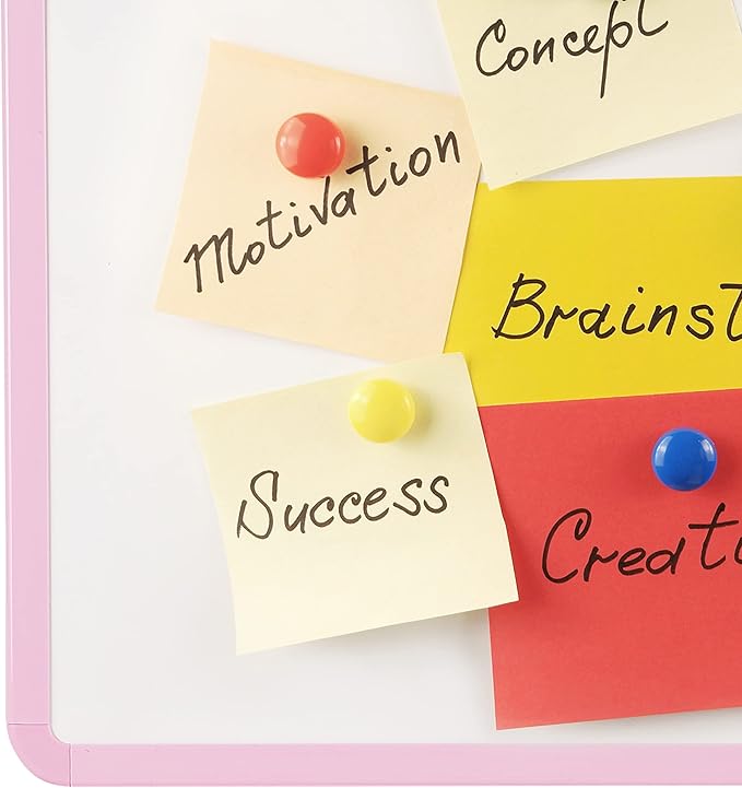 Mr. Pen- Dry Erase Board, 14” x 11” with a Black Dry Erase Marker, Pink Frame, Small White Board Dry Erase, Dry Erase Board Small Dry Erase Board, Magnetic Whiteboard, Small Whiteboard