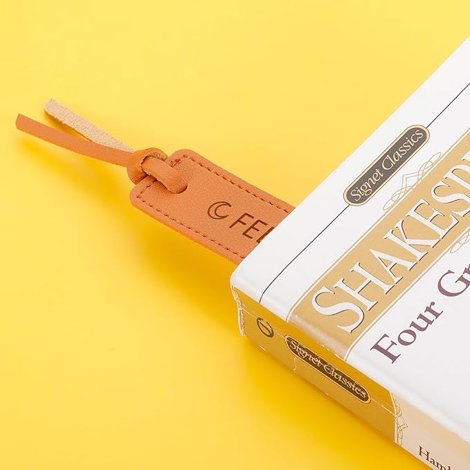 Leather Bookmark Wedding Reader Wedding Party Gift Wedding Gift for Book Lovers Bookish Gift Fell Asleep Here Book Marks for Reading Women Leather Anniversary Gifts for Her Women