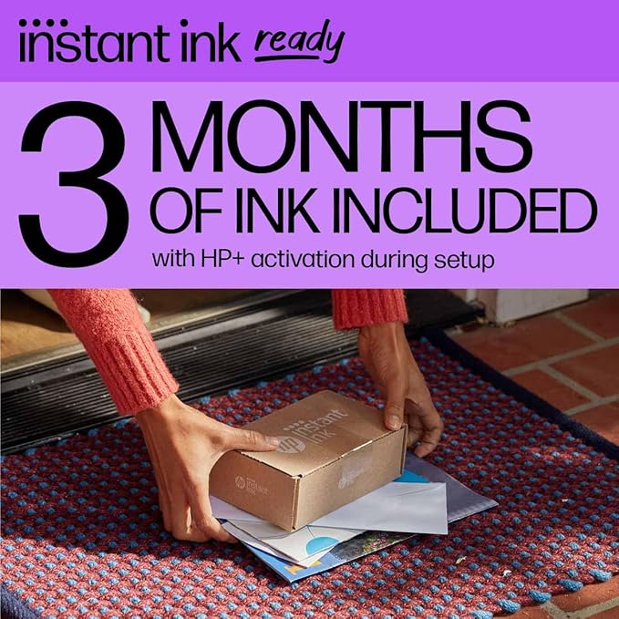 HP OfficeJet Pro 9730e Wide Format Wireless All-in-One Color Inkjet Printer, Print, scan, Copy up to 11x17', ADF, Duplex Printing Best for Office, 3 Months of Instant Ink Included (537P6A)