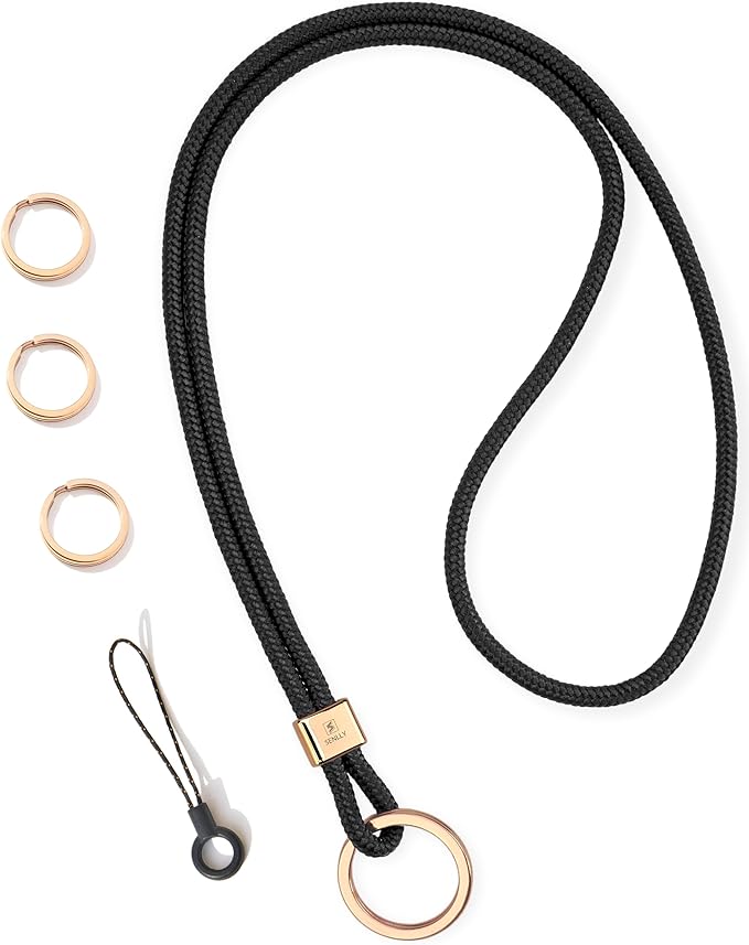 SENLLY Neck Lanyard Strap for Keys, Original Minimalist Design KeyChain Holder