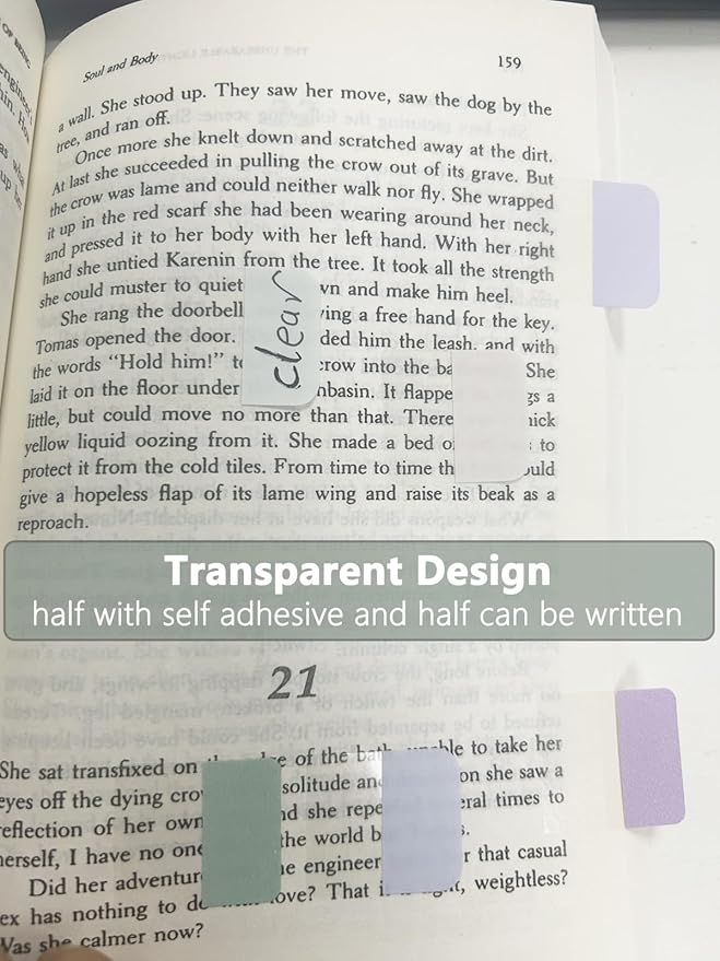 ELII 480 Pcs Morandi Tabs 1 inch Sticky Index Tabs, Writable and Repositionable Book Tabs Flags Colored Page Markers Labels for Reading Notes, Classify Files