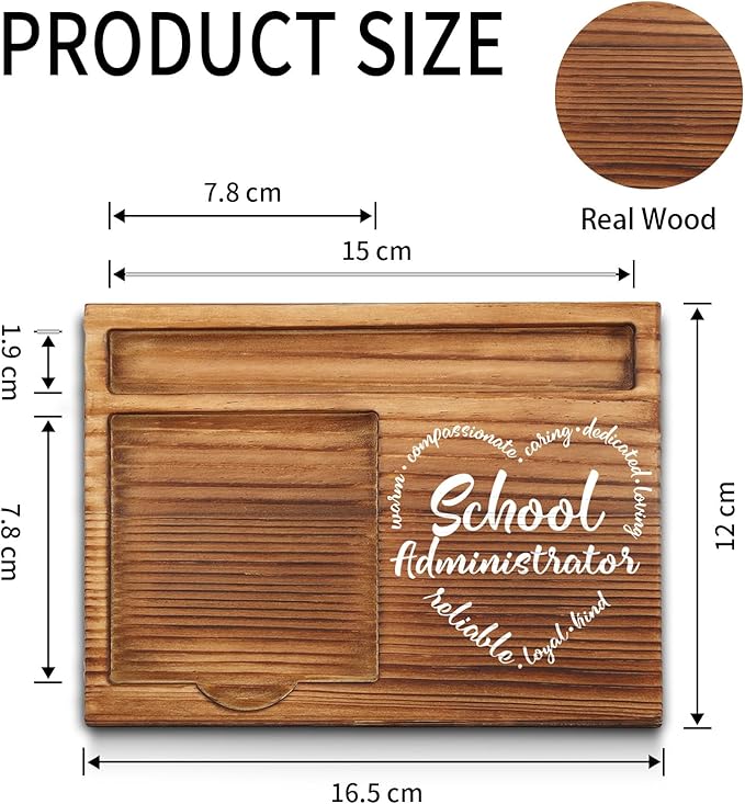 School Administrator Gifts, School Administrator Appreciation Gifts, Thank You School Administrator Gifts, School Administrator Office Decor, School Admin Desk Self-Stick Note Pad Holders GSH8