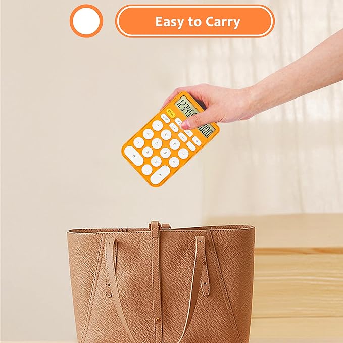 VEWINGL Standard Calculator 12 Digit,Desktop Large Display and Buttons,Calculator with Large LCD Display for Office,School, Home & Business Use,Automatic Sleep,with Battery