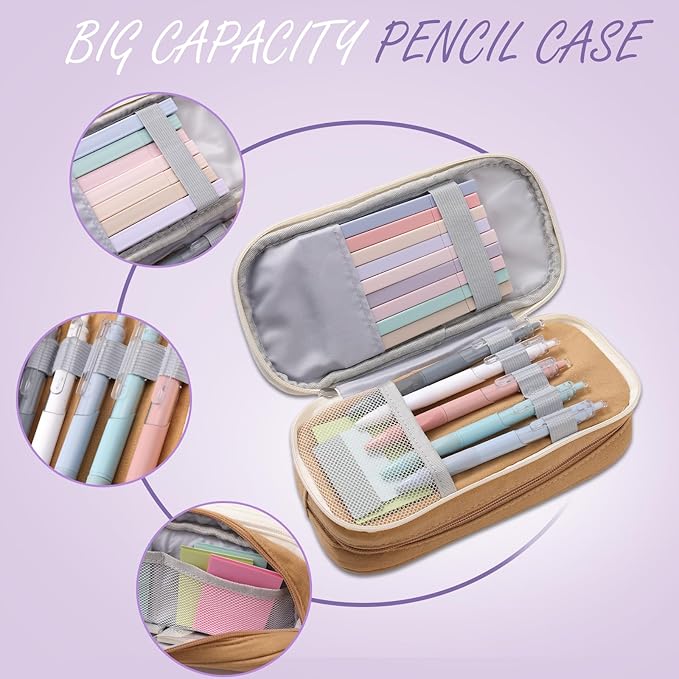 XKDOUS 56 Pcs Bible Study Supplies Journaling Kit, Bible Study Kit, Bible Case with Highlighters and Pens, Bible Tabs Stickers and Other Bible Journaling Supplies, Aesthetic Bible Study Tools