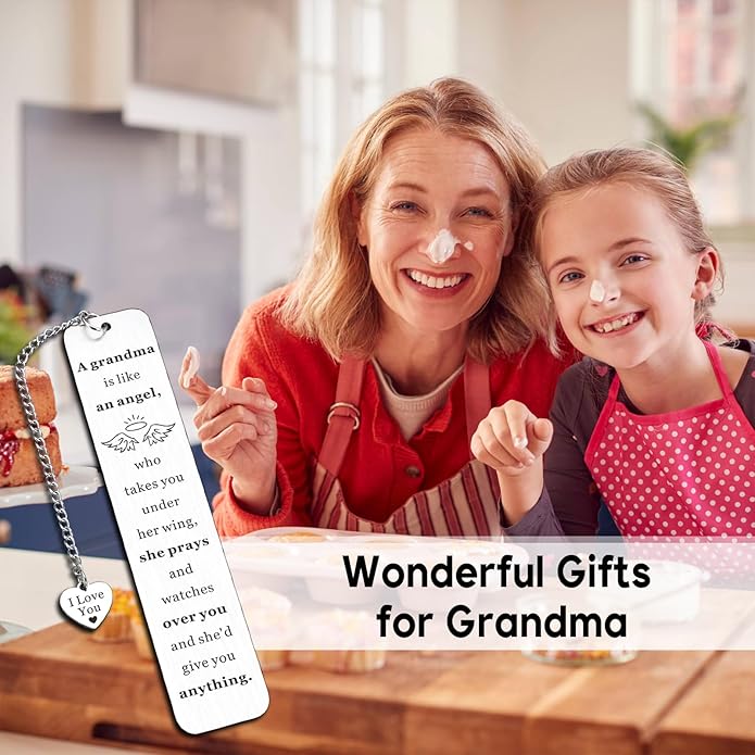 Grandma Christmas Gifts, Grandma Gifts, Grandma Birthday Gifts, GiGi Gifts for Grandma, Bookmark Gifts for Grandma Unique, Great Grandma Gifts,New Grandma Gifts,Mothers Valentines Day Gift for Grandma