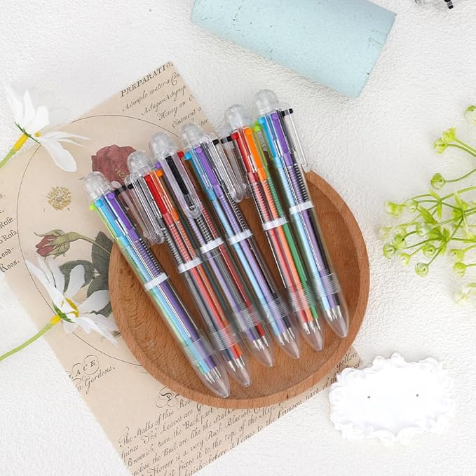 Valentines Classroom Favors 12 PCS Ballpoint Pens for School Classroom Must Have Colored Pens Ballpoint School Supplies Party Favors Office Supplies Back to School Gifts for Students Son Daughter