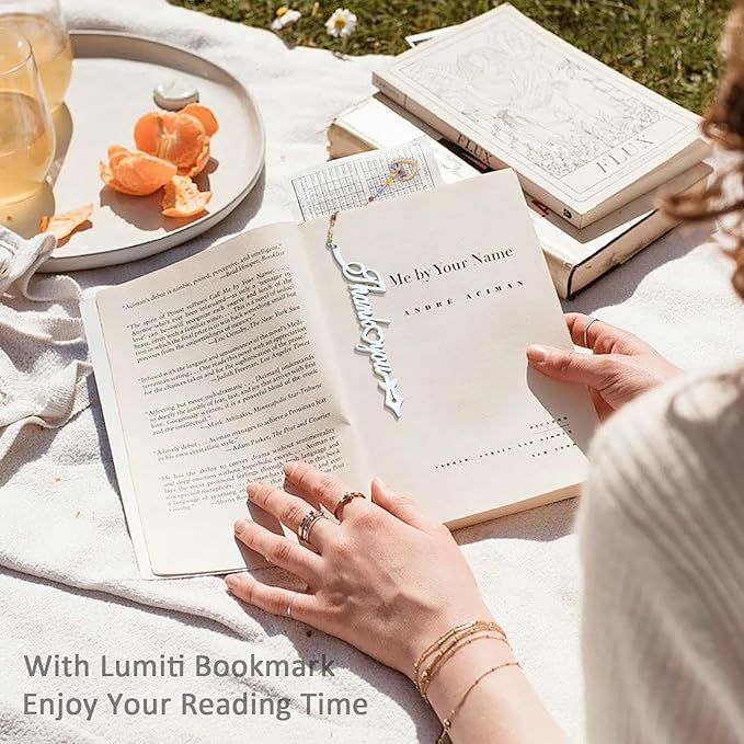Metal Bookmark Cute Book Accessories Gifts for Women Teacher Readers Book Lovers for Christmas Mother's Day (Thank You Silver)