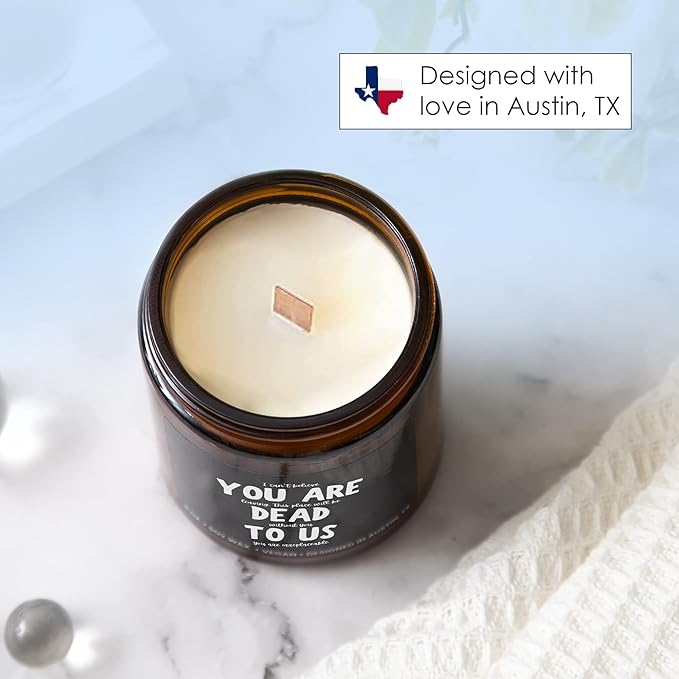 Funny Farewell Candle, Going Away Gifts For Friends & Family, Coworker Leaving Gifts For Women & Men, Going Away Gift For Coworker, Farewell Gifts For Coworkers Women Goodbye Gifts For Coworkers Women