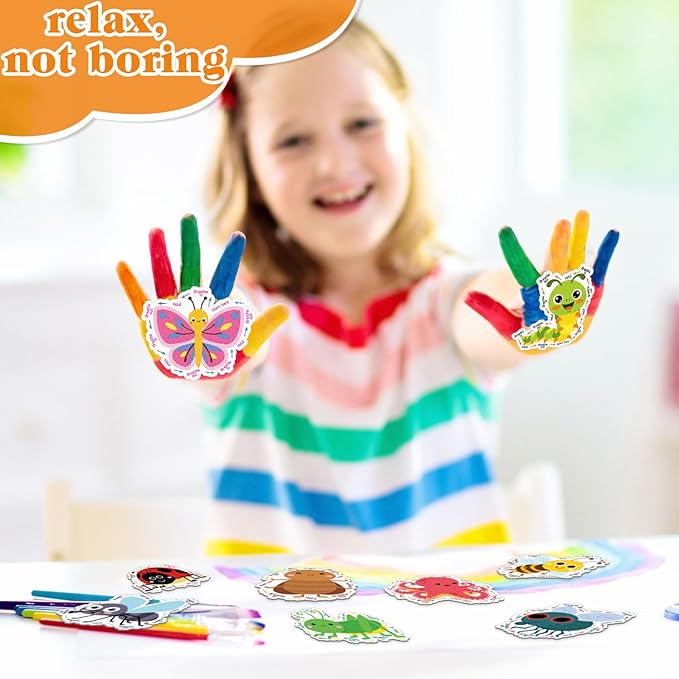 80 Pcs Anxiety Sensory Stickers with Inspirational Quotes Calm Textured Strips Relief Mental Health Stickers School Office Adhesive Sensory Tape Anti Stress Toys for Adults Teens (Retro)