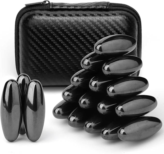 Rattle Fidget Magnets Snake Eggs for Adults, Magnetic Oval Toy for Men, Compatible with Ferrite Putty Office Desk Decor, 18PCS Gift for Teachers, Researchers