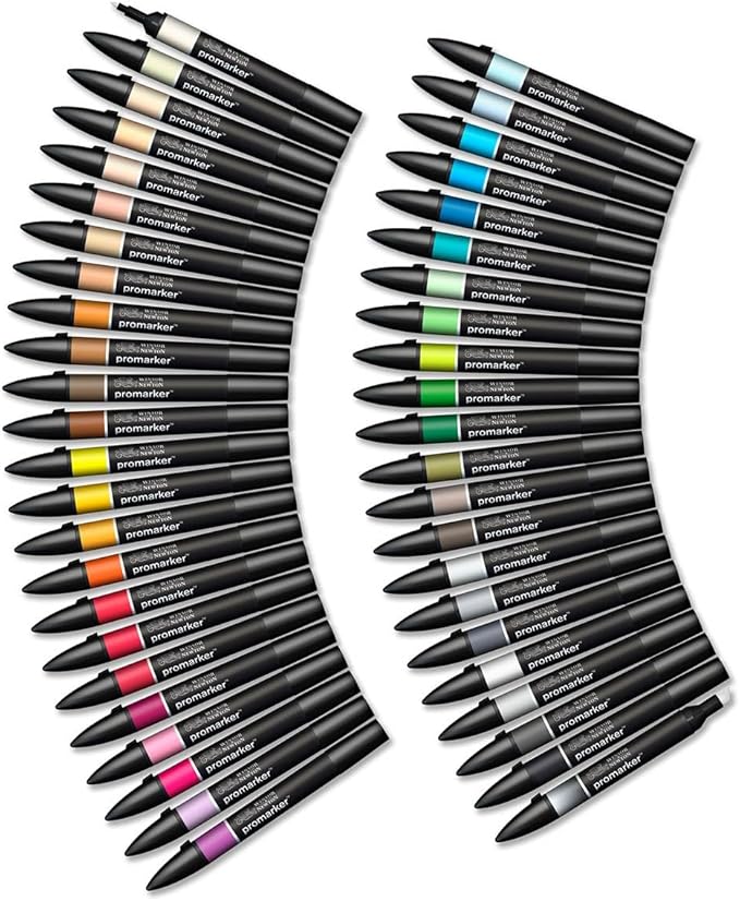 Winsor & Newton Promarker, Set of 48, Essential Collection