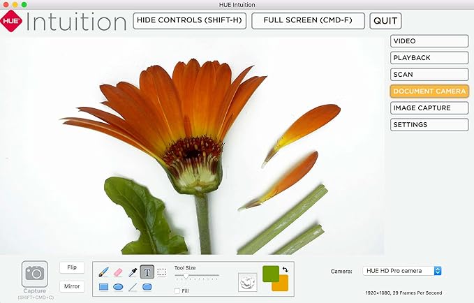 HUE HD Pro Flexible USB Video and Document Camera/Visualiser (Black Camera with Black Carry Case)