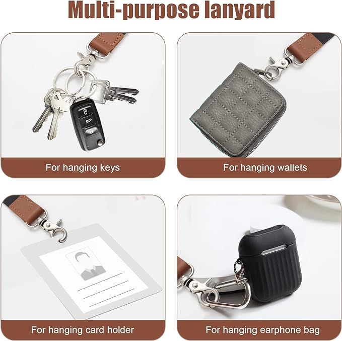 XCHIN Lanyards for Keys, Keychain Long Lanyard for Women Men, Cute Neck Lanyard for ID Badges Wallet