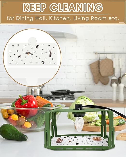 TINDTOP 32 Pack 6" Replacement Glue Boards for Terro T230 T231, Indoor Glue Boards Refill Sticky Cards Compatible with Terro T230 T231