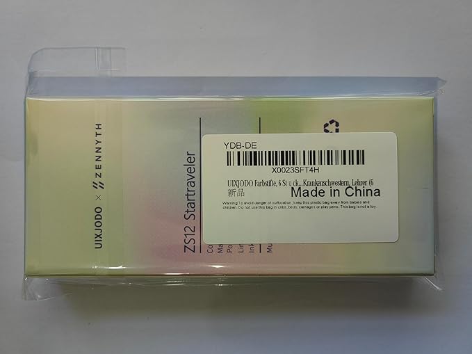 UIXJODO Colored Pens, 6 Pcs Colorful Pens Fine Point Smooth Writing Pens, 0.5mm Colored Ink Gel Pens for Journaling Note Taking Planner, School Supplies Gifts for Nurse Teacher (6 Pcs Gold Vibrant)