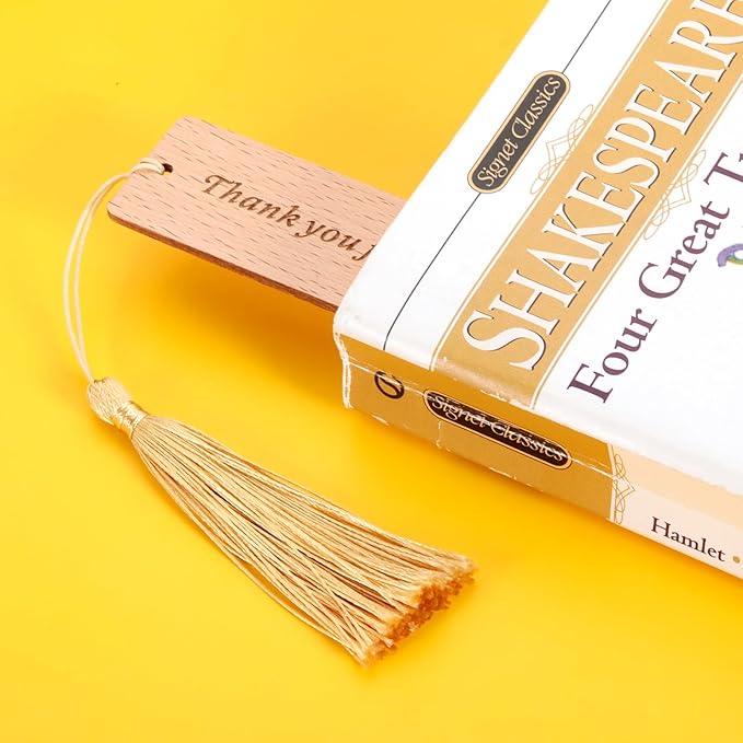 Wooden Bookmark 5 Year Anniversary Wedding Gifts for Women Men Him Her 5th Anniversary Gift for Husband Wife 5th Anniversary Valentines Gift, Christmas Gift Ideas, Thank You for 5 Beautiful Chapters