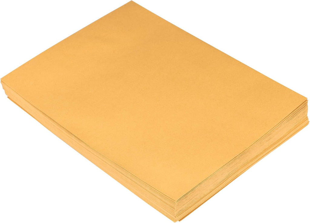 JAM PAPER 10 x 13 Open End Catalog Premium Envelopes with Peel and Seal Closure - Brown Kraft Manila - 50/Pack