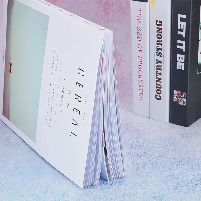 Chinco 10 Pieces Magnetic Bookmarks Magnet Page Markers Assorted Book Markers Set for Students Reading Gifts for Christmas(Tortoiseshell Leaf)