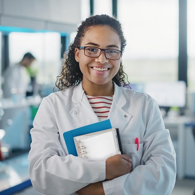 PATIKIL A7 Clear Binder Cover, Soft PVC Loose Leaf Binder Protector Refillable Notebook Shell with Snap Button Closure and 6 Rings for DIY Meeting Notebook Folder, Yellow