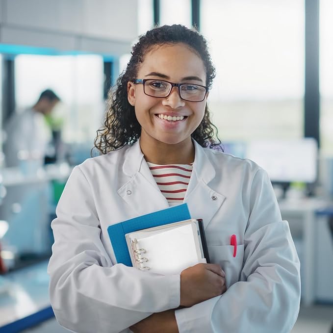 PATIKIL A5 Clear Binder Cover, 2Pcs Soft PVC Loose Leaf Binder Protector Refillable Notebook Shell with Snap Button Closure 6 Ring for DIY Meeting Notebook Folder, Gold Tone