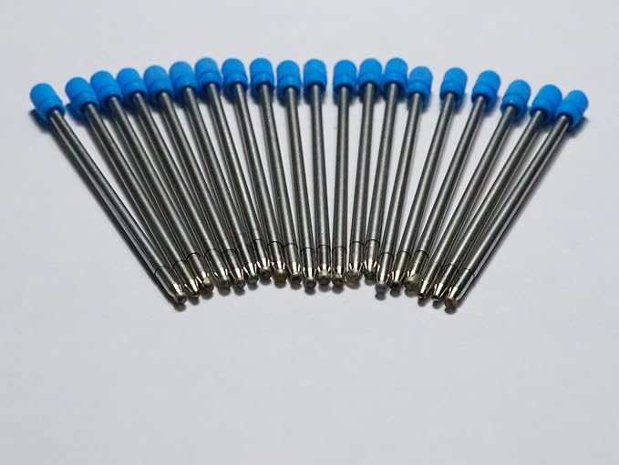 Ink Refills For Swarovski Crystal Elements Filled Ballpoint Pen (BLUE-20PCS) (blue)