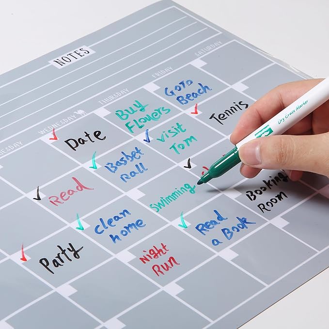 Mr. Pen- Dry Erase Markers, Fine Tip, 4 Pack, Assorted Colors, White Board Markers Dry Erase Fine Tip Markers, Whiteboard Markers, Dry Erase Pens, Dry Erase Markers Fine Tip