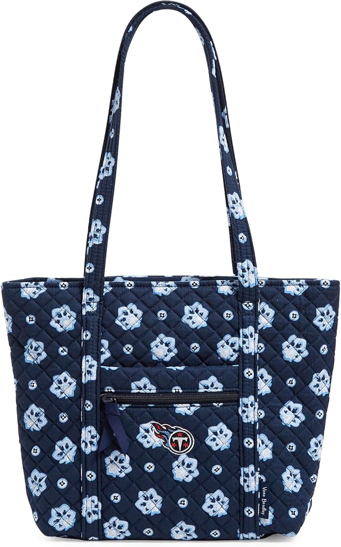Vera Bradley Women's Cotton NFL Small Vera Tote Bag (Multiple Teams Available)