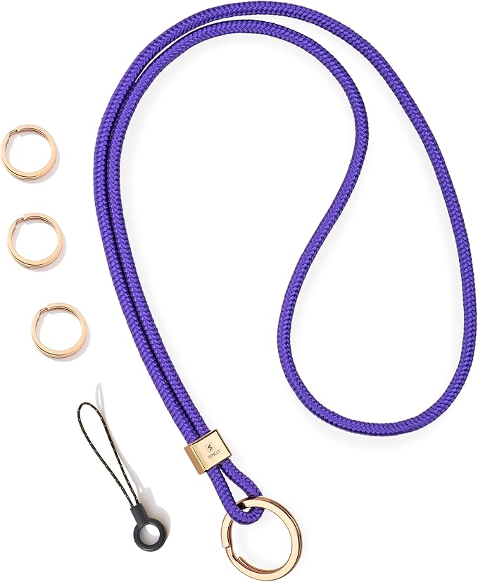SENLLY Neck Lanyard Strap for Keys, Original Minimalist Design KeyChain Holder