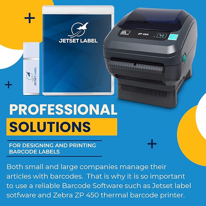Zebra ZP450 (ZP 450) Label Thermal Bar Code Printer | USB, Serial, and Parallel Connectivity 203 DPI Resolution | Made for UPS WorldShip | Includes Software