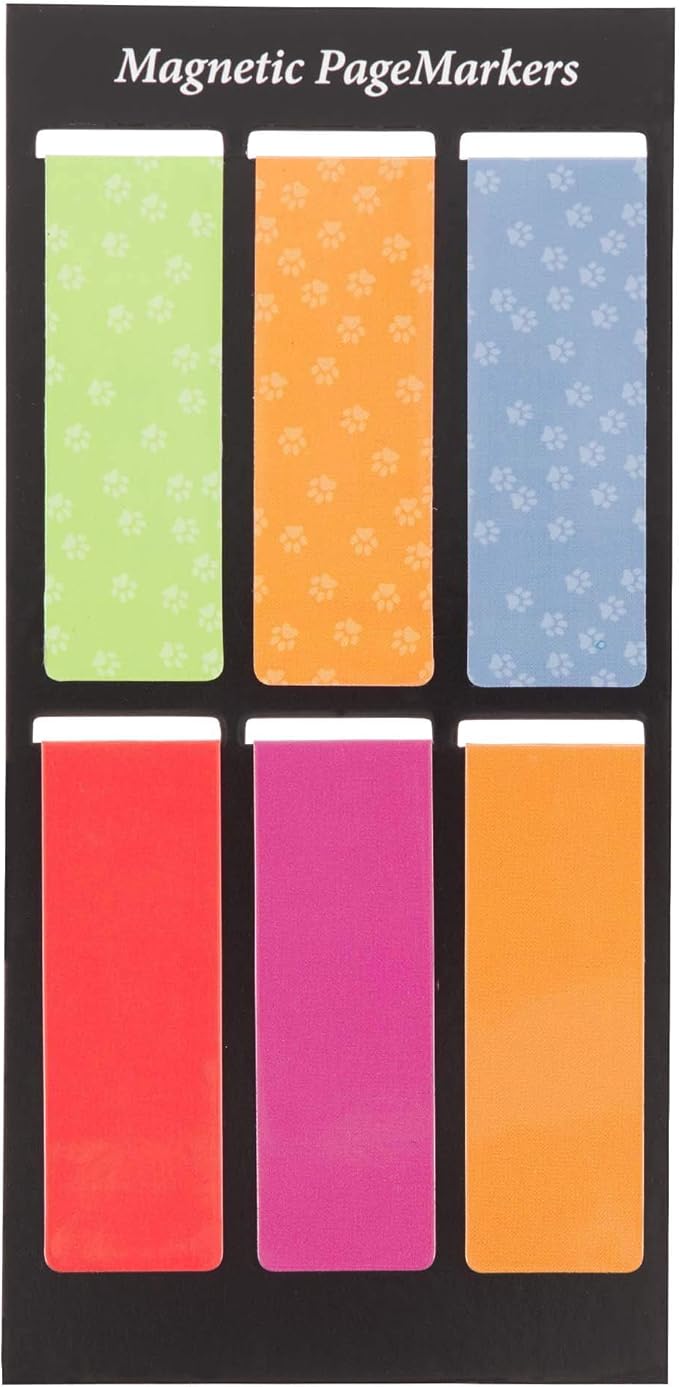 Christian Art Gifts Magnetic Scripture Bookmark Set with Bible Verse: Special Treasure - Deuteronomy 14:2 Inspirational Puppy-Themed Magnetic Pagemarker Set of 6 for Bibles and Books Size 2.3" x 0.8"