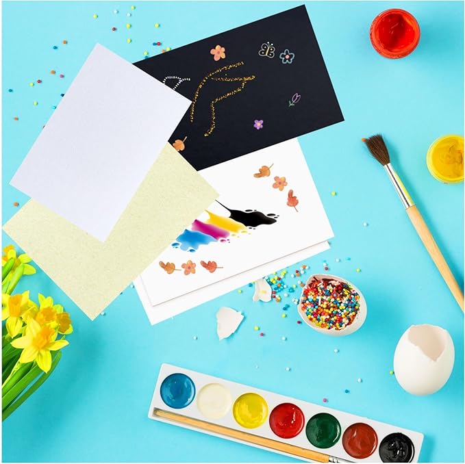 Baisunt 50 Pack 4x6 ClassicRustic Cardstock Paper Blank Thick Heavyweight 80lb Card Stock for Making Greeting Cards, Invitations cards, Photos, Postcards