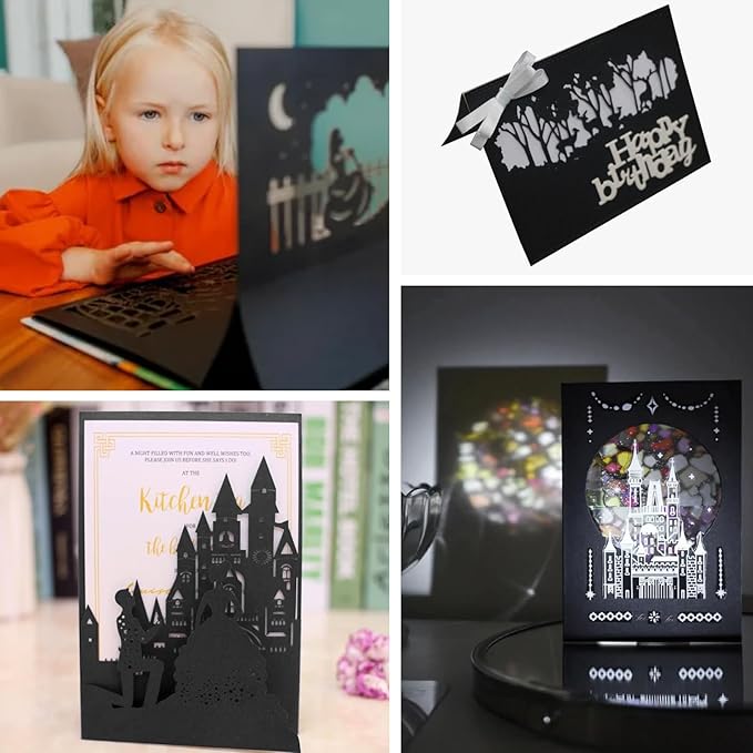 100 Sheets Black Cardstock 12” x 18”, 92lb/250gsm Black Card Stock, Thick Card Stock Paper, Heavy Cardstock Paper for Printer, Resume, Scrapbooks, Art, Crafts, Business Cards