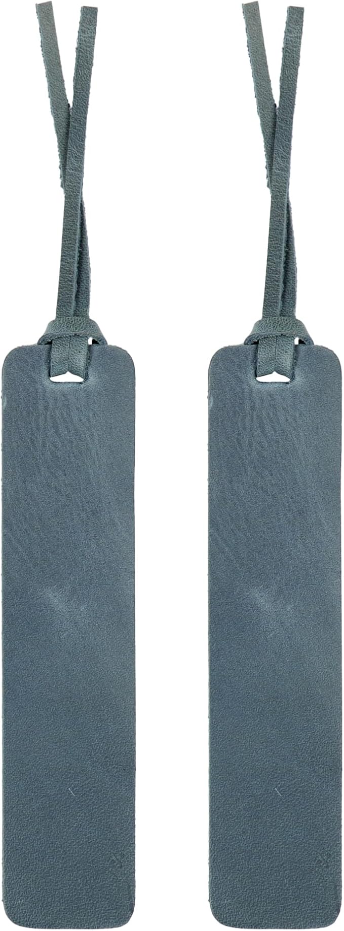 Londo Genuine Leather Handmade Bookmark (Set of 2) (Knotted, Blue)