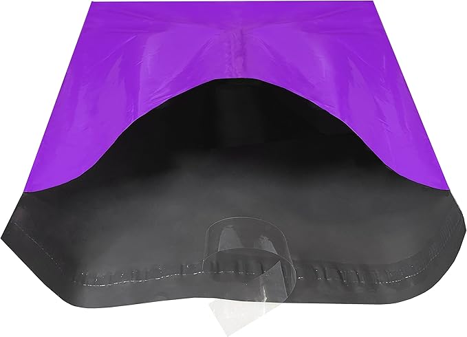 Colored Poly Mailers Pack of: Be creative with your packaging with Colored mailers (Purple, 12" x 15.5" pack of 500)