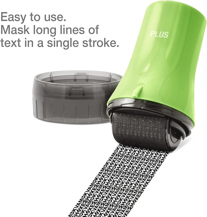 Guard Your ID Wide Advanced Roller 2.0 Identity Theft Prevention Security Stamp Green