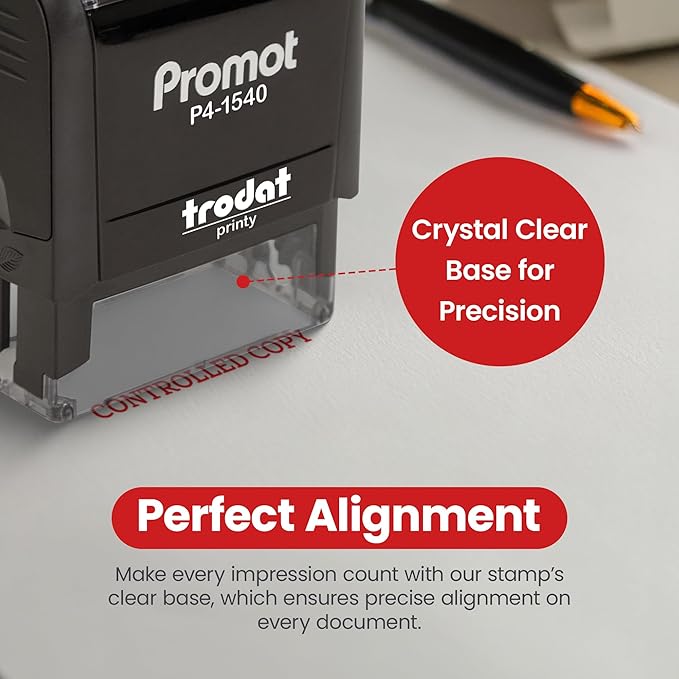 Promot Controlled Copy - Self Inking Rubber Stamp - Ink Stamps