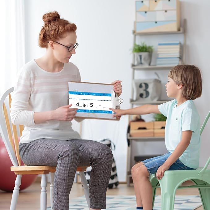 0-120 Dry Erase Number Line Board Double Sided Writable and Erasable Card Featuring 0-120 Number Line On One Side and Blank Line On The Other for Kids Students Math Manipulatives (4.72” x3.74ft)