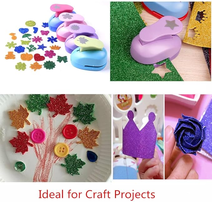 Baisunt 20 Sheets Grass Green Glitter Cardstock Paper for DIY Art Project, Scrapbook, Birthday Wedding Party Decoration 250GSM(8x12 In, Non Adhesive)