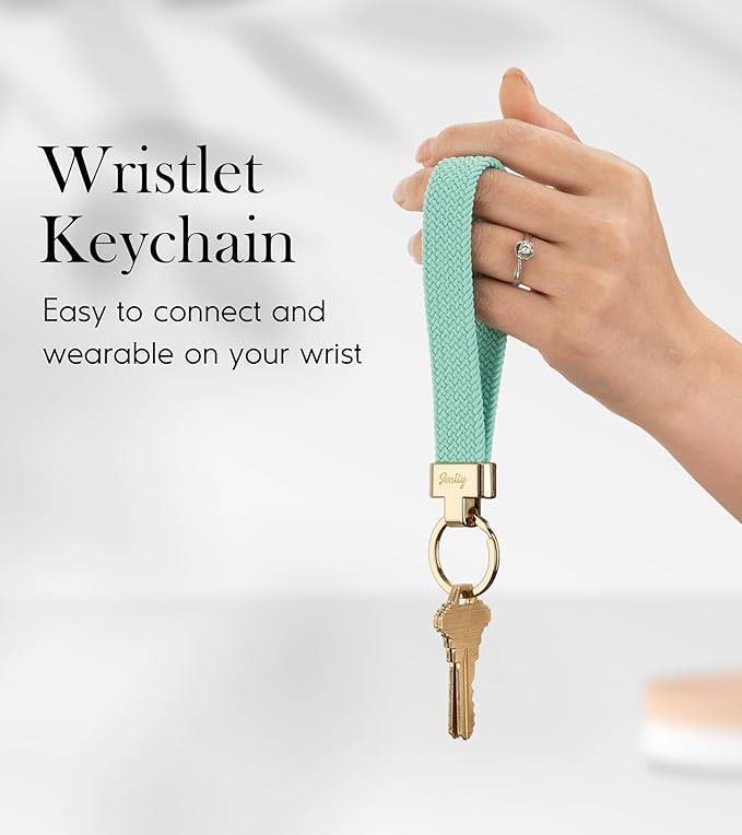 SENLLY Wristlet Lanyard, Stretchy Keychain Holder, Original Elastic Anti-Drop Design Keyring