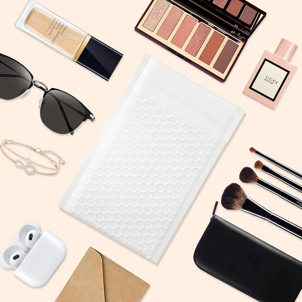 Bubble Mailers 3.5x5 inch 40Pack White Bubble Mailers Self-Seal Padded Mailing Envelopes Bubble Opaque Padded Mailer for Small Businesses to Package and Mail Jewelry Cosmetics#0000