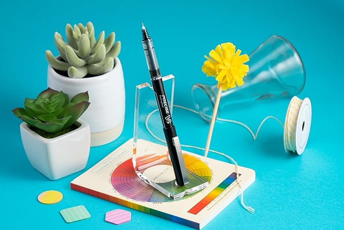 Pilot, Precise V5, Capped Liquid Ink Rolling Ball Pens, Extra Fine Point 0.5 mm, Black, Pack of 5