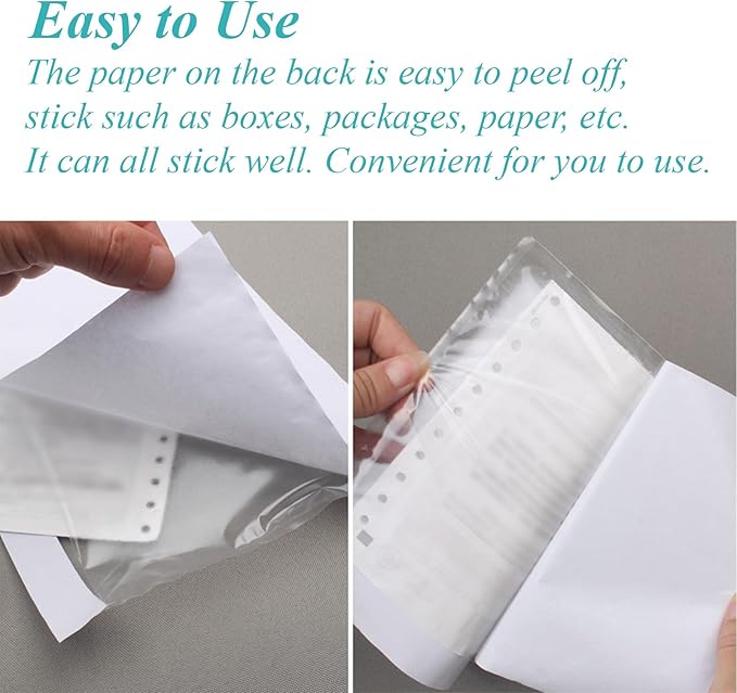 6”×9” Self-Adhesive Shipping Label Sleeves, FungLam Shipping Label Sleeves, Packing List Envelopes, Clear Top Loading Packing List, Shipping Labels Pouches For Shipping Labels/Files 100 Pack.