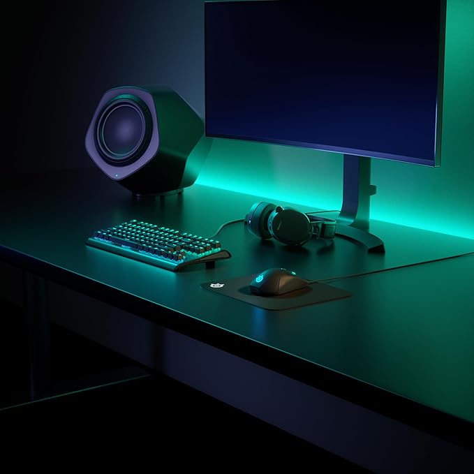 SteelSeries QcK Gaming Mouse Pad - Small Cloth - Optimized For Gaming Sensors