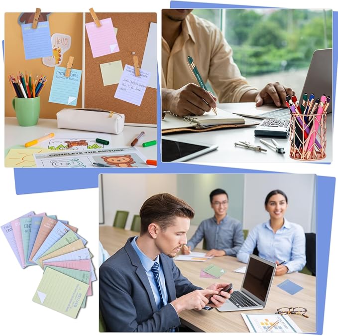 Snarky Funny Office Notepads Pens,24 Pcs Negative Sarcastic Hilarious Quotes Work Ballpoint Pens with Stylus Tip Sticky Notes for Colleague Co-workers Gift