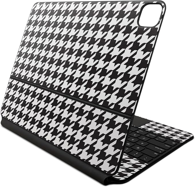 Skin Compatible with Apple Magic Keyboard for iPad Air 13-inch (M2) 2024 - Houndstooth - Premium 3M Vinyl Protective Wrap Decal Cover - Easy to Apply | Crafted in The USA by MightySkins