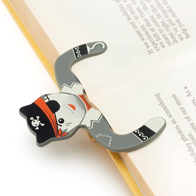 Page Pals Bookmark Bookholder | Page Holder | Music Holder Clip | Music Paper Holder | Magazine, Cookbook | Reading in Bed at Home | Office, Desk, Kitchen Use | Novelty Reading Gift Idea