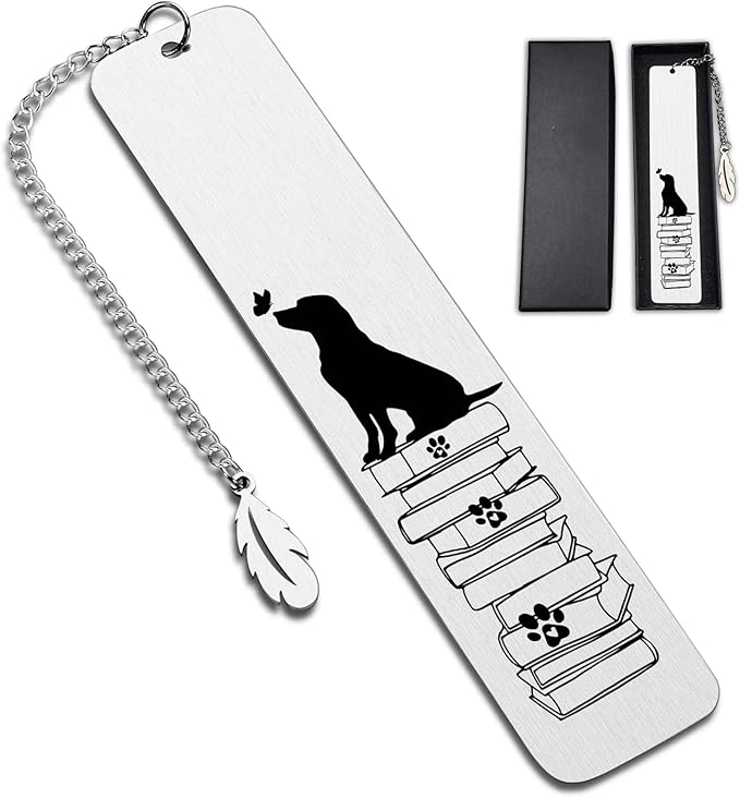 Dog Book Markers for Women Inspirational,Funny Bookmarks for Students Teachers School Home Office Supplies,Book Lover Dog Lover Friends Girl Sister Mom Female Christmas Birthday Gifts JCH8