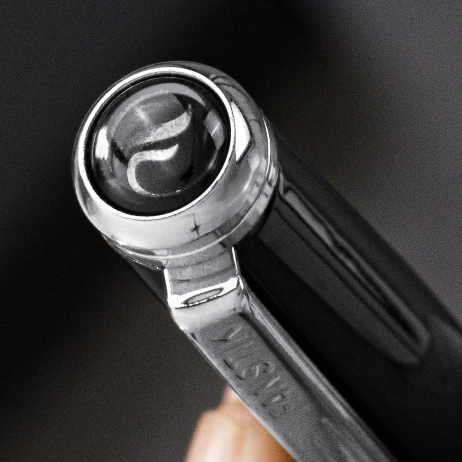 Black & Silver Luxury fountain pen (Made In USA) fancy gift set for women, Real 24K Gold Plating, Professional executive pen gift set for men (Lux fountain Black-Silver)