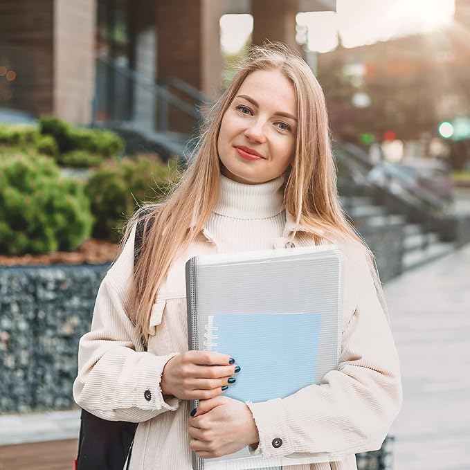 EOOUT 24pcs Mesh Zipper Pouch, Waterproof Zipper Bags, 8 Sizes Plastic Travel Pouch, 8 Colors, Multipurpose for Office Supplies and Travel Storage